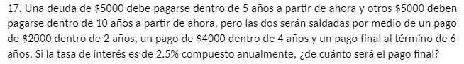 partir de ahora y otros S5000 deben pagarse dentro de 10 anos
