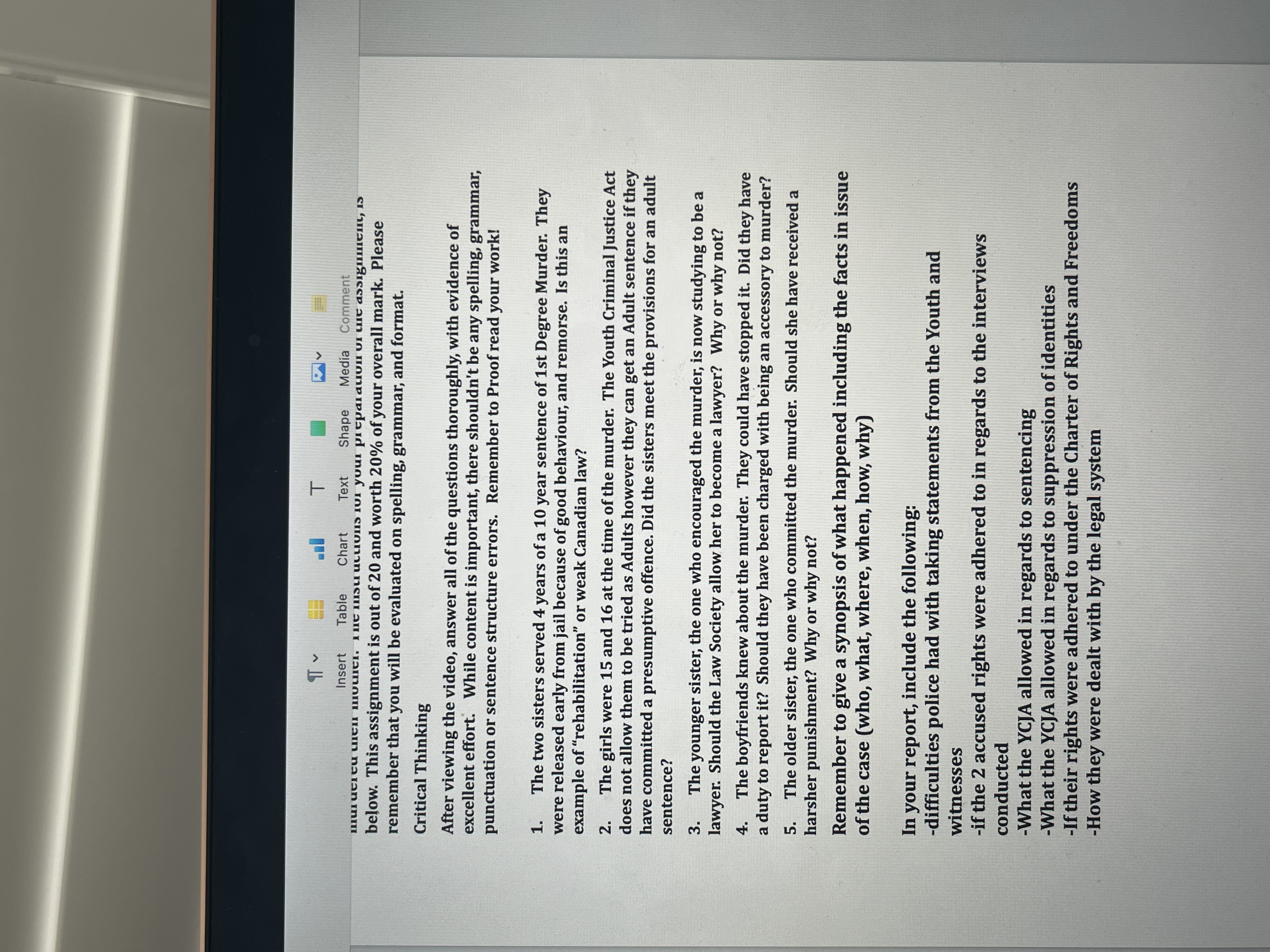 and additional detail The interrogation of C.K.1 can be roughly divided into