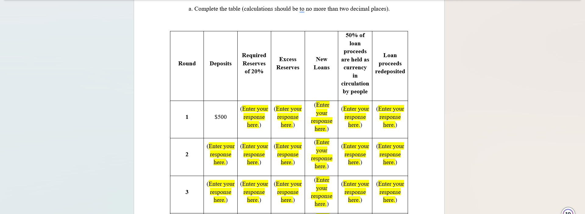 and how the change in the money supply is calculated, as well