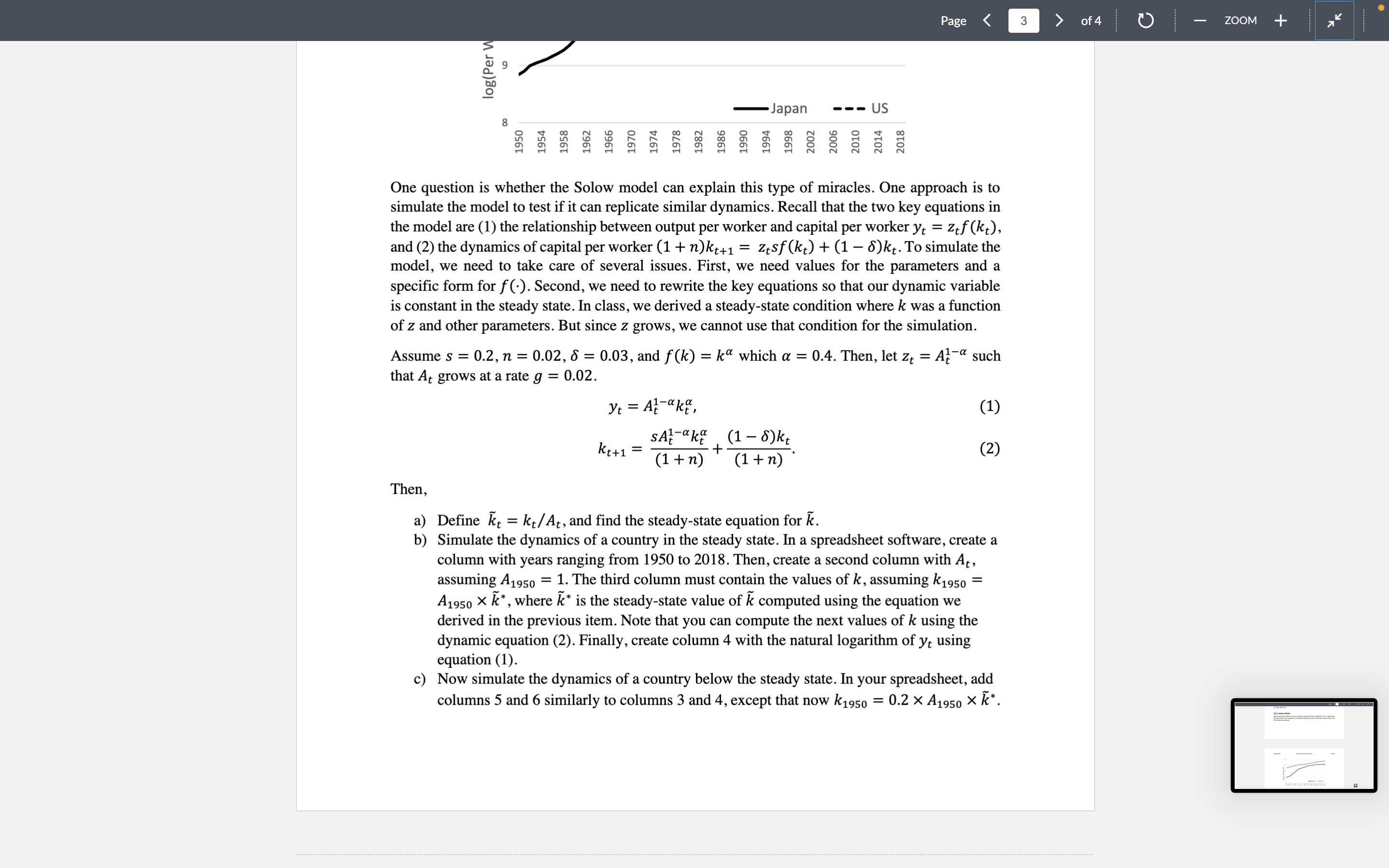 series with a line that starts at the same point and grows