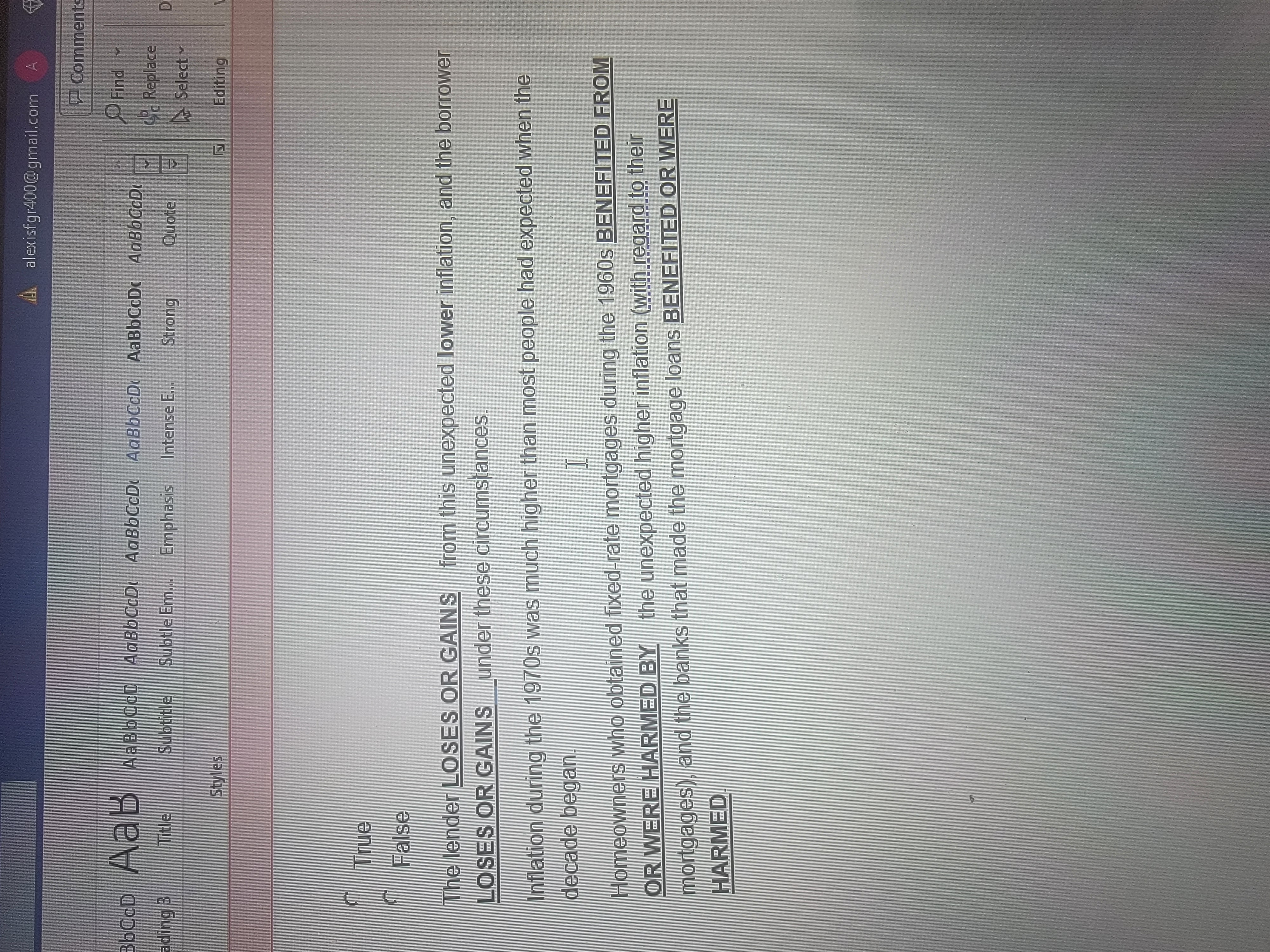 If you prefer to write your answers on a separate document this