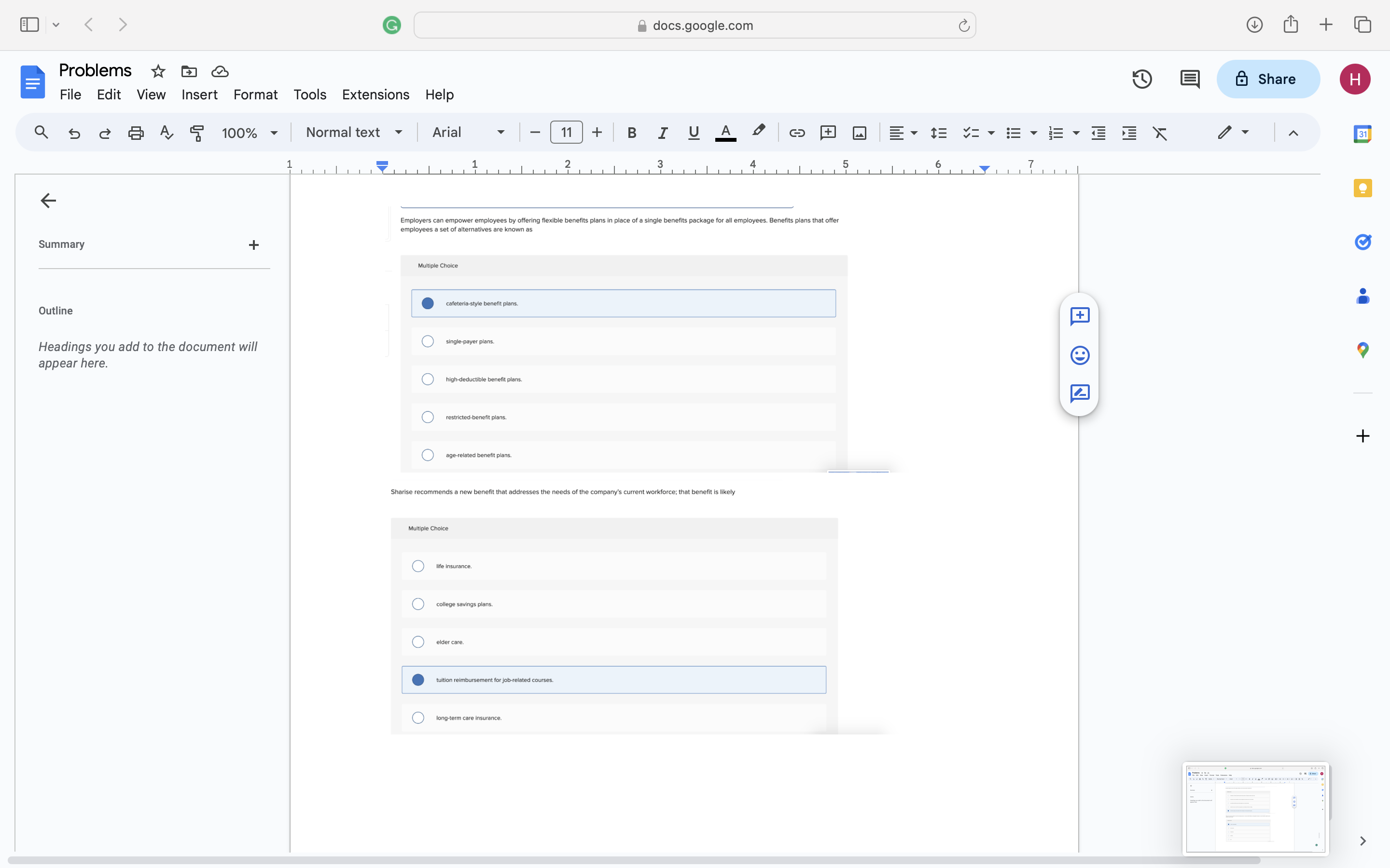 high cost of benefits and tries to analyze ways he might be