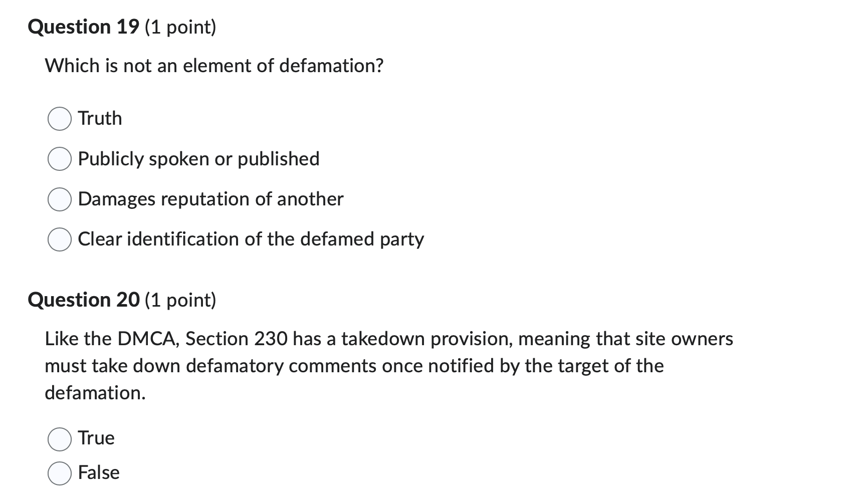 government 0 Troop movements during wartime Question 7 (1 point) What level