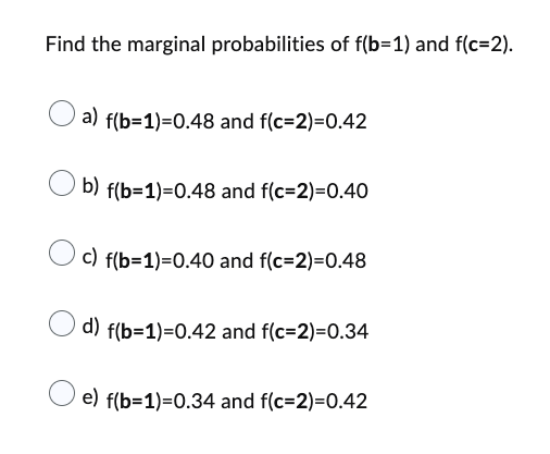 the following table represents the joint probability distribution of the advertising levels