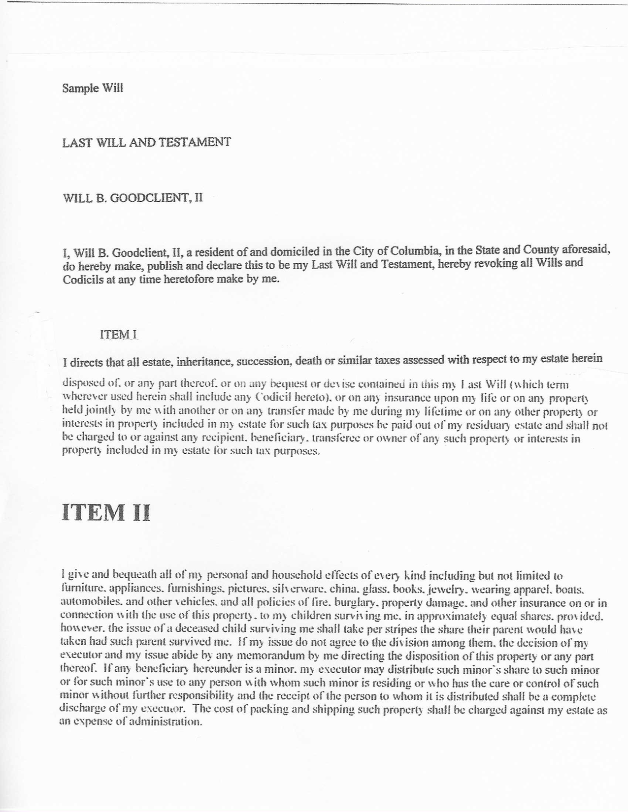 a Natural Death Statute in the SC Code of Laws for a