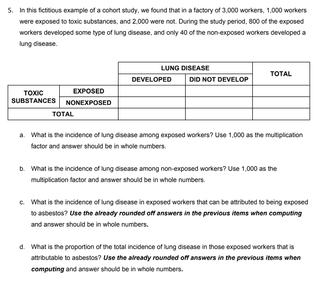 took aspirin compared to those who do not? Use the already rounded