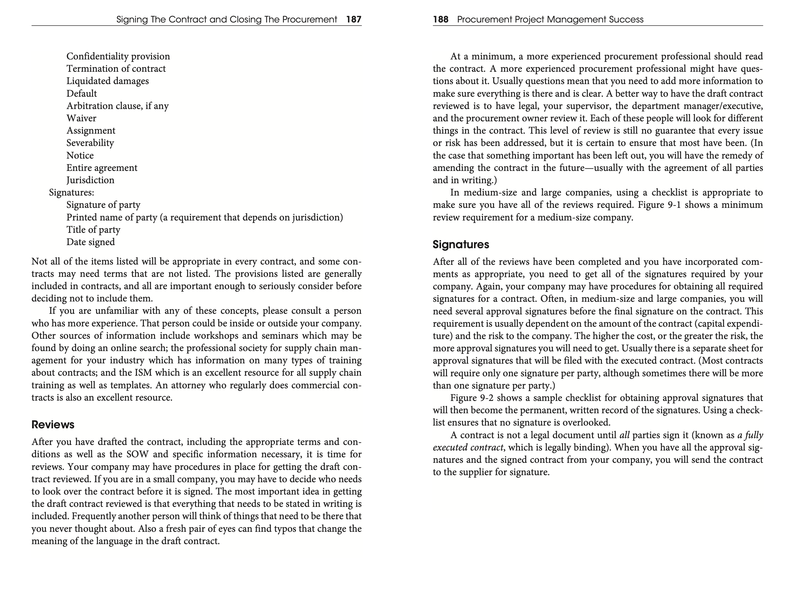 parts of a contract. 3. Explain what an executed contract is. Who