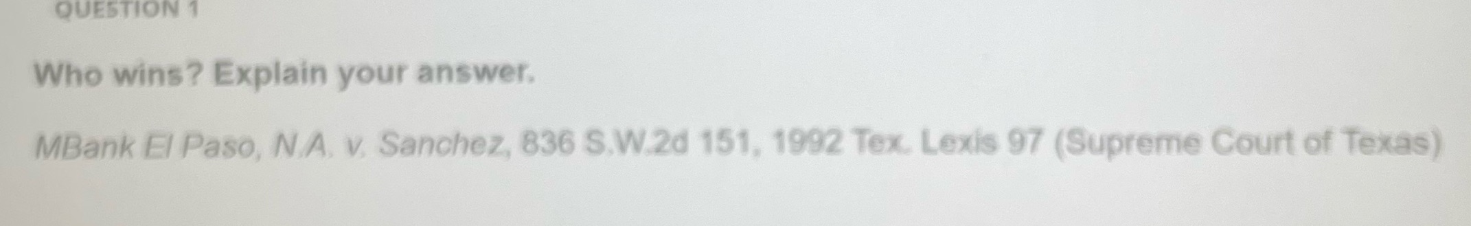 v. Sanchez, 836 S.W.2d 151, 1992 Tex. Lexis 97 (Supreme Court of