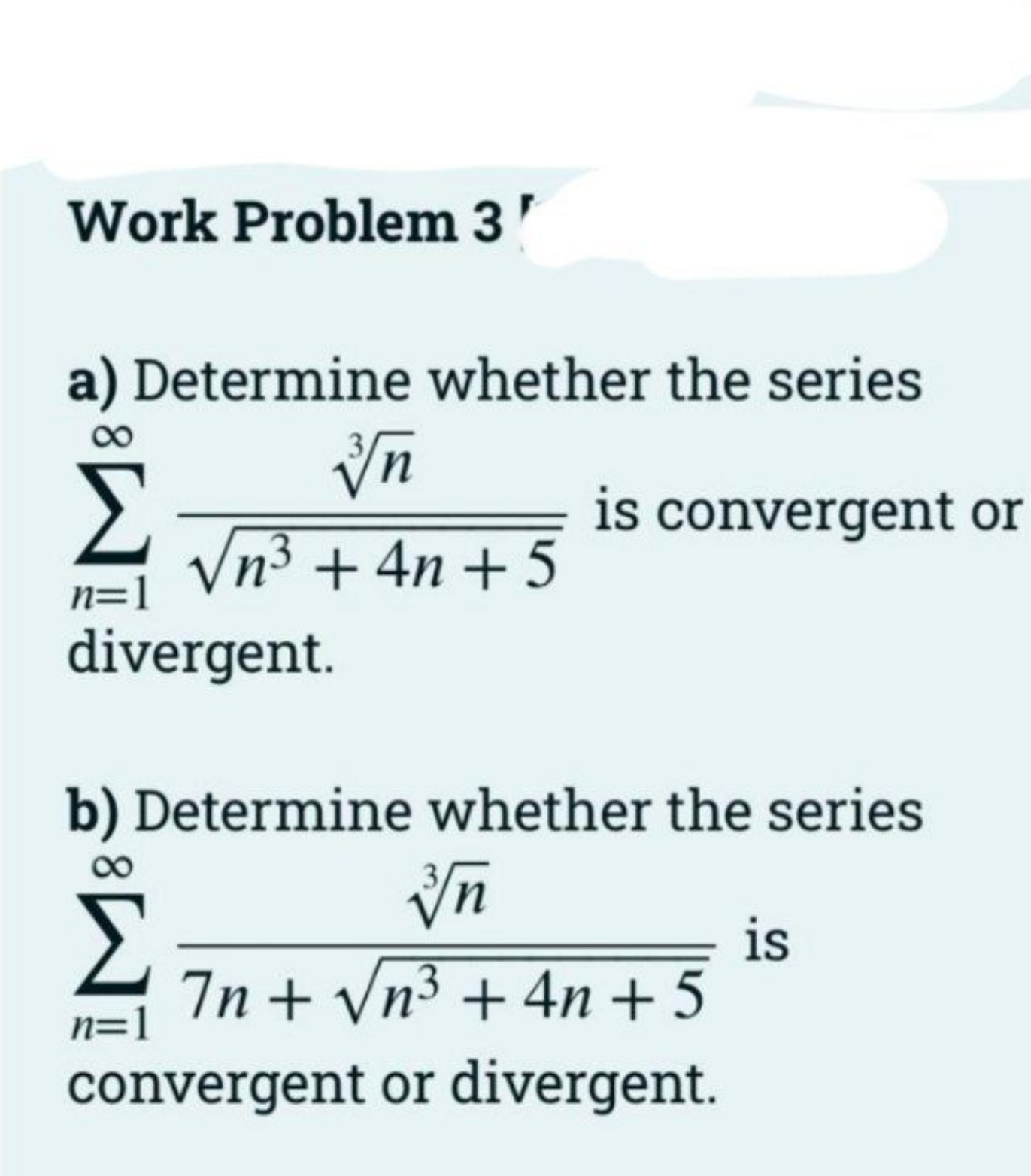  I need solve this assignment Work Problem 3 7 3) Determine