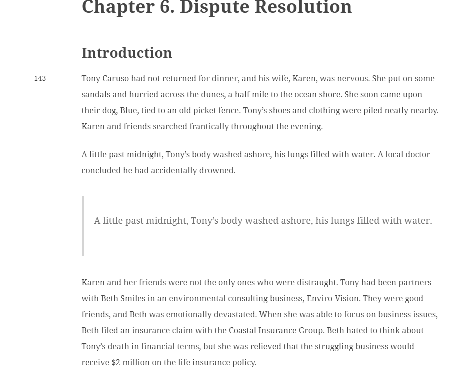 read back to Court System Pages 138-147 of Chapter 6 in your