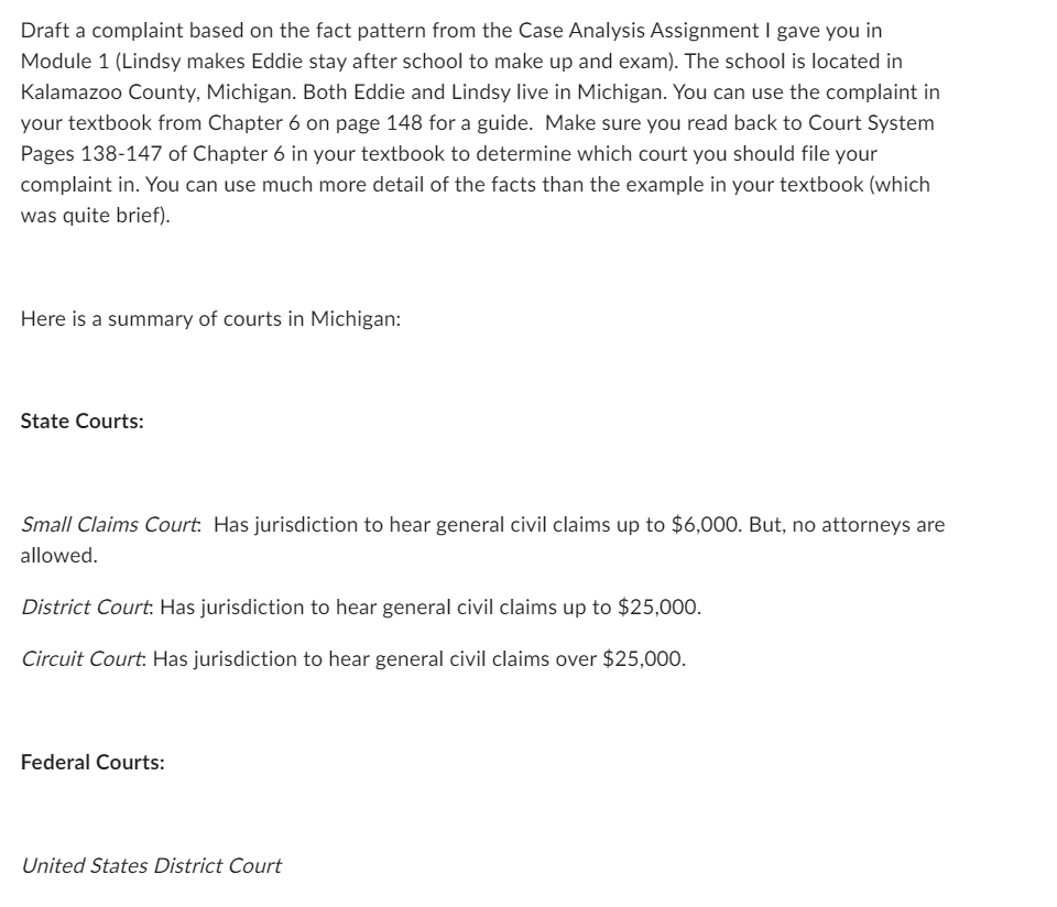 VANCE, Plaintiff, VS. LINDSY MARTIN and KALAMAZOQO COUNTY SCHOOL DISTRICT, Defendants. CASE