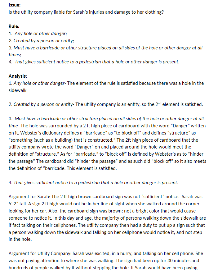 Eddie's contention that the directive, issued by Defendant Lindsy Martin, lacked justification