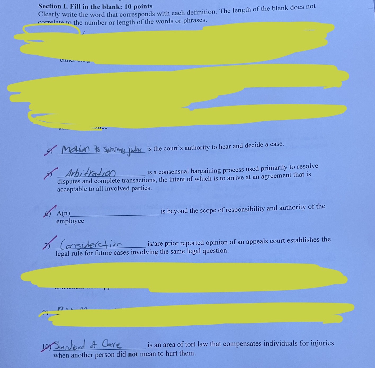 arrive at an agreement that is acceptable to all involved parties. 6