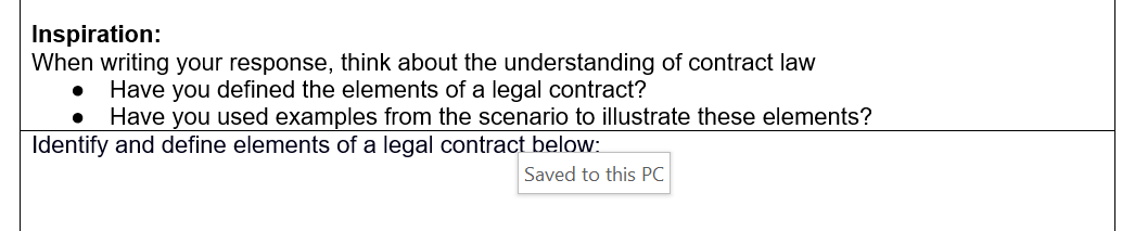 Business Law Touchstone 2: Did Jim and Laura Buy a Car? Directions: