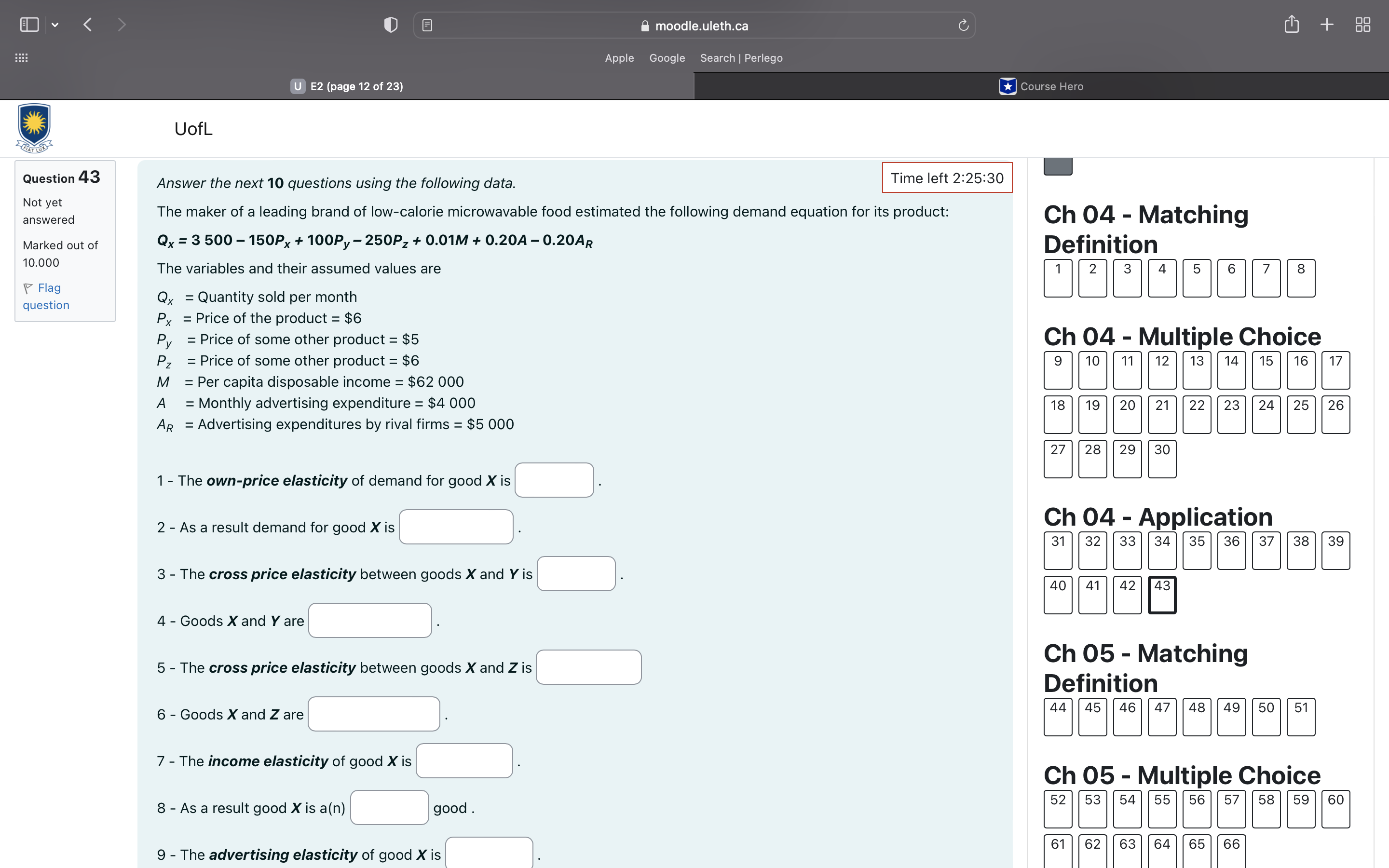 43 Question 33 If a decrease in the price of a good,