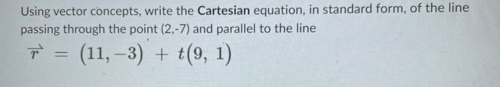 ... S Plz show full solution Using vector concepts, write the