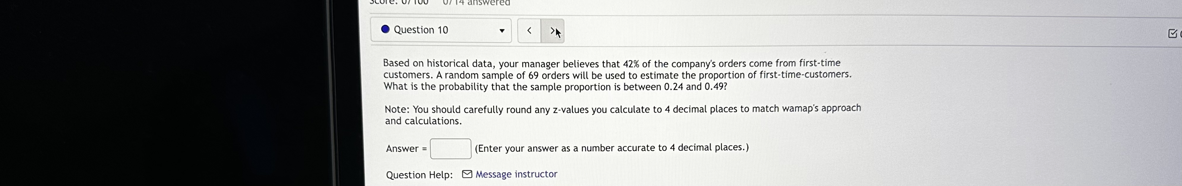 .Question11 v BOIGptsOZBSBG K A Food Marketing Institute found that 28% of