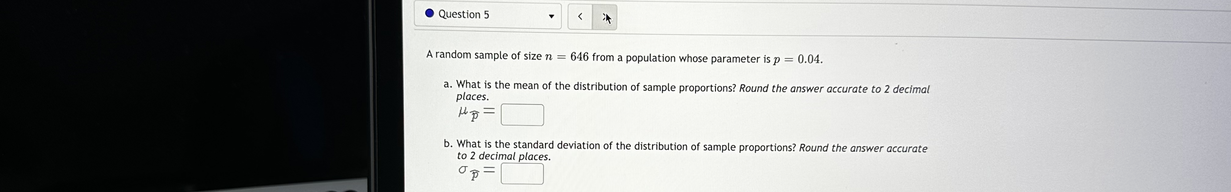 of this distribution? i What is the standard error of this distribution?