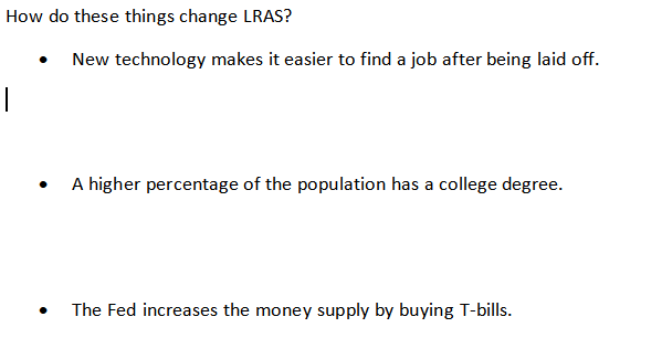 How do these things change LRAS? New technology makes it easier