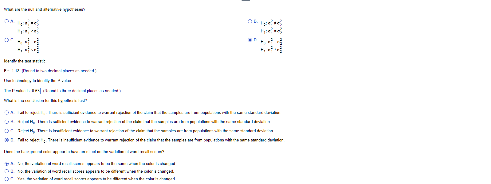 H1:0 P2 H1 : P1 7 P2 OD. Ho: P1 SP2 OE.