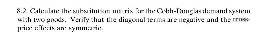  Please give the detailed calculation process 8.2. Calculate the substitution matrix