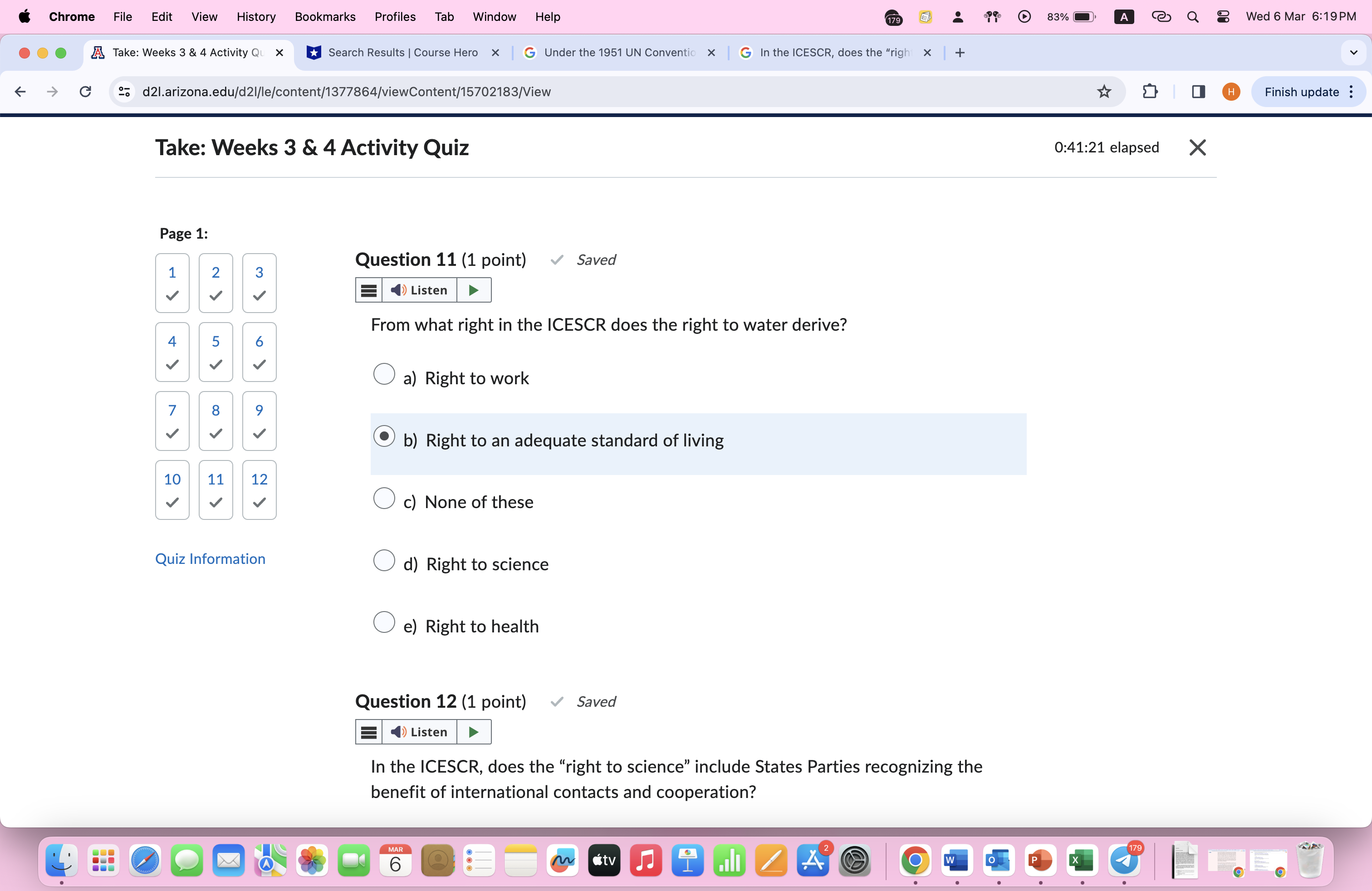 2 3 Question 2 (1 point) Saved Listen 6 Under the 1951