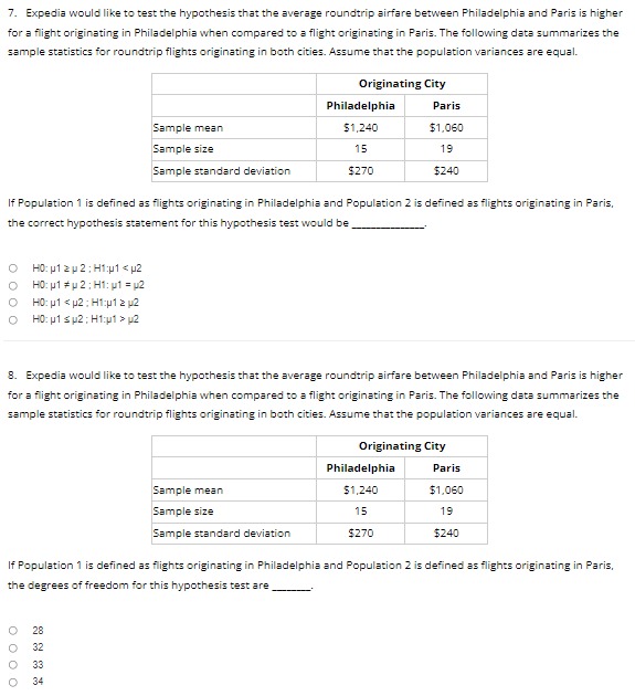 defined as Xbox users, the correct hypothesis statement for this hypothesis test