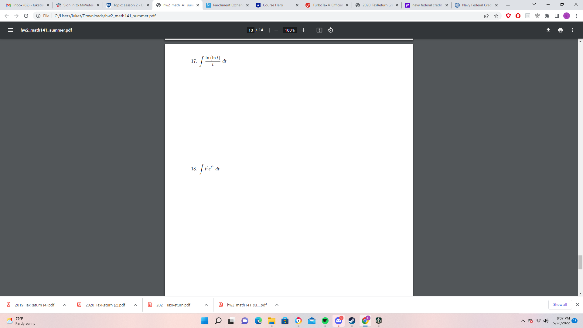 Inbox (82) - luketry X Sign In to MyVetev X Topic: Lesson