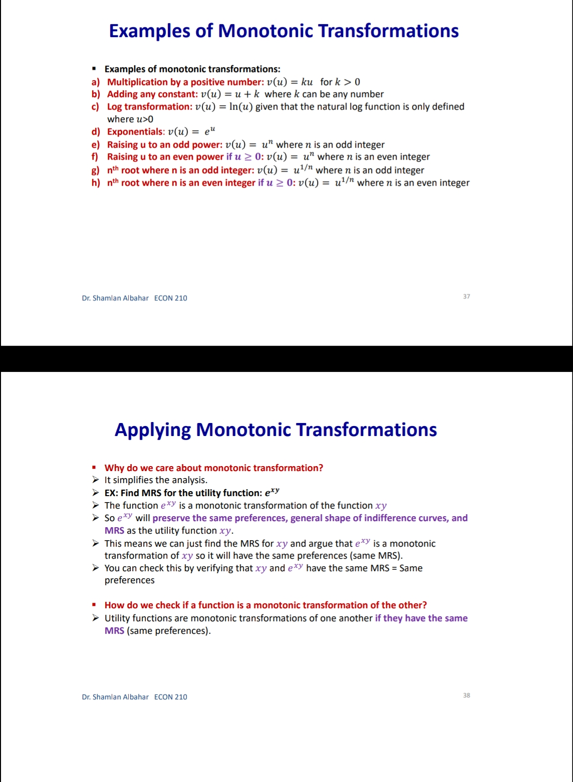 S I 'r We call this \"the budget constraint." iv Budget Constraint: