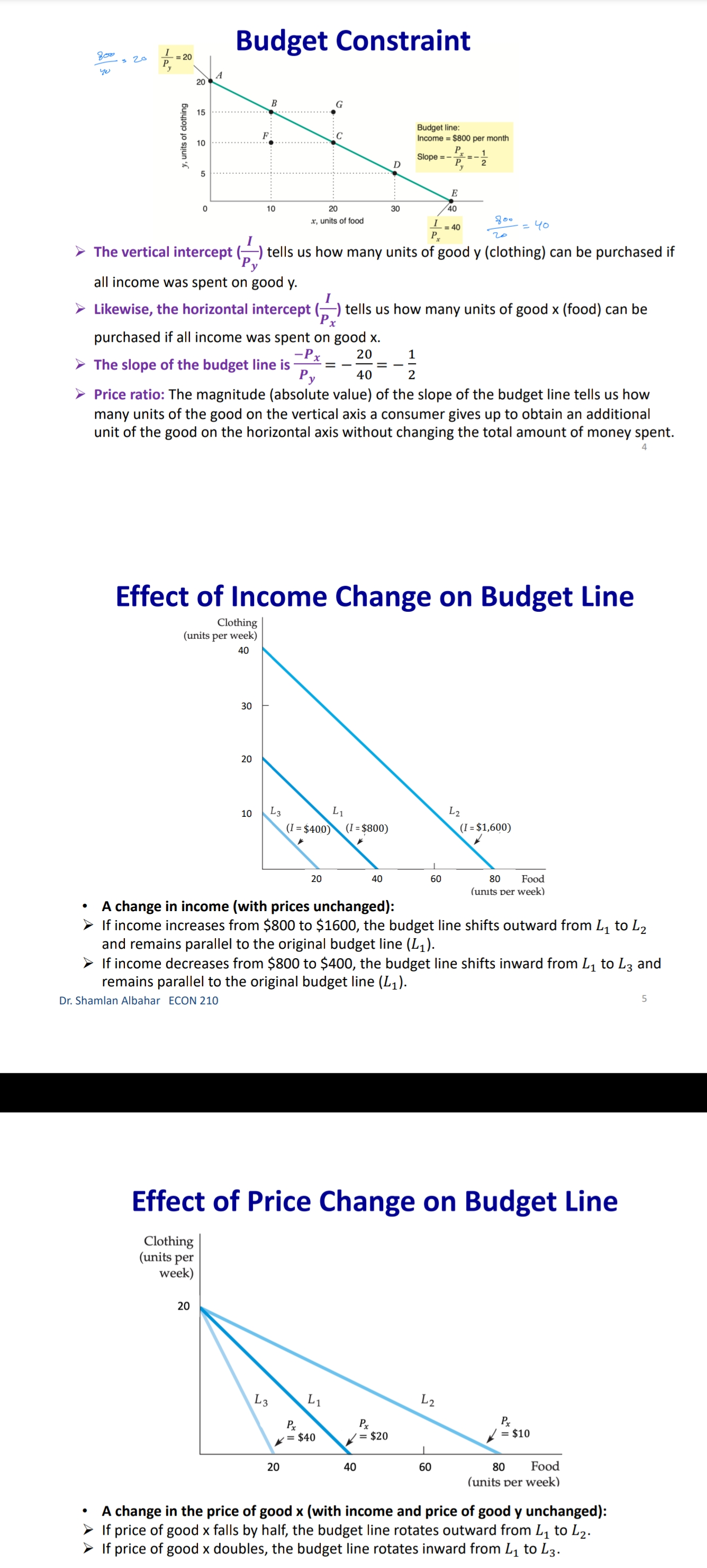 given his/her available income. What condition defines the case when the consumer