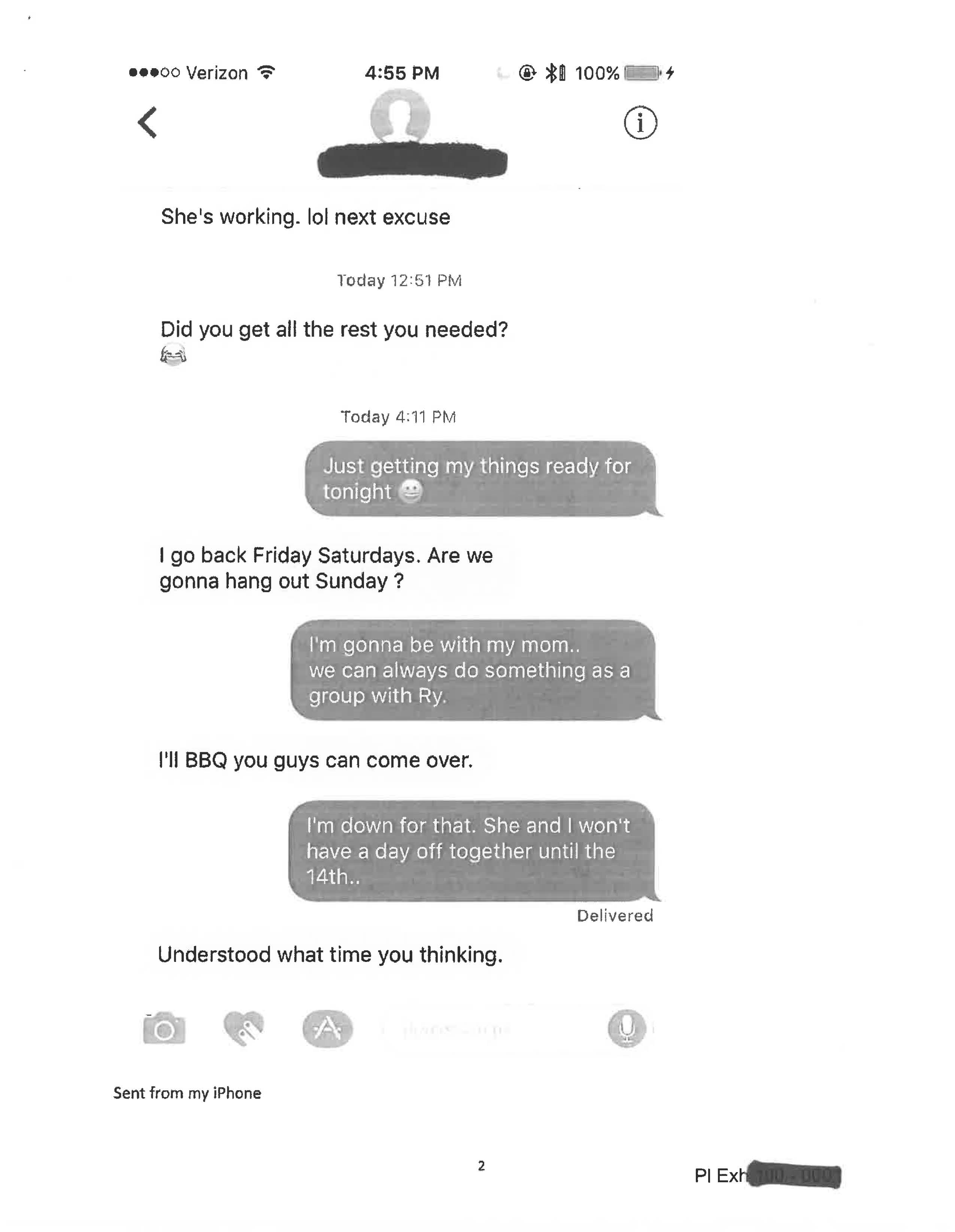 He patrolled a different area of the facility. He ruined my life.