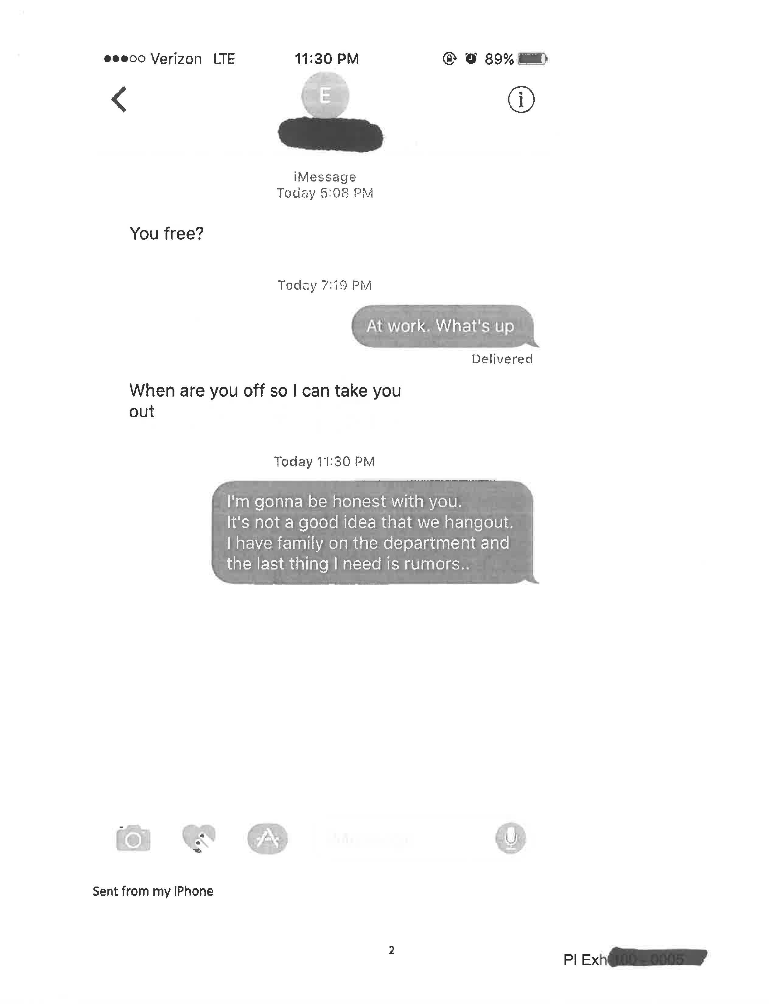 boyfriend -- and he suddenly started texting me, asking me out on
