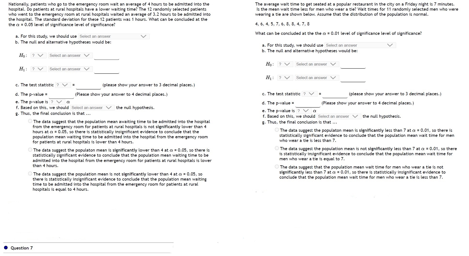 the mean score on a first statistics test is 65. The instructor