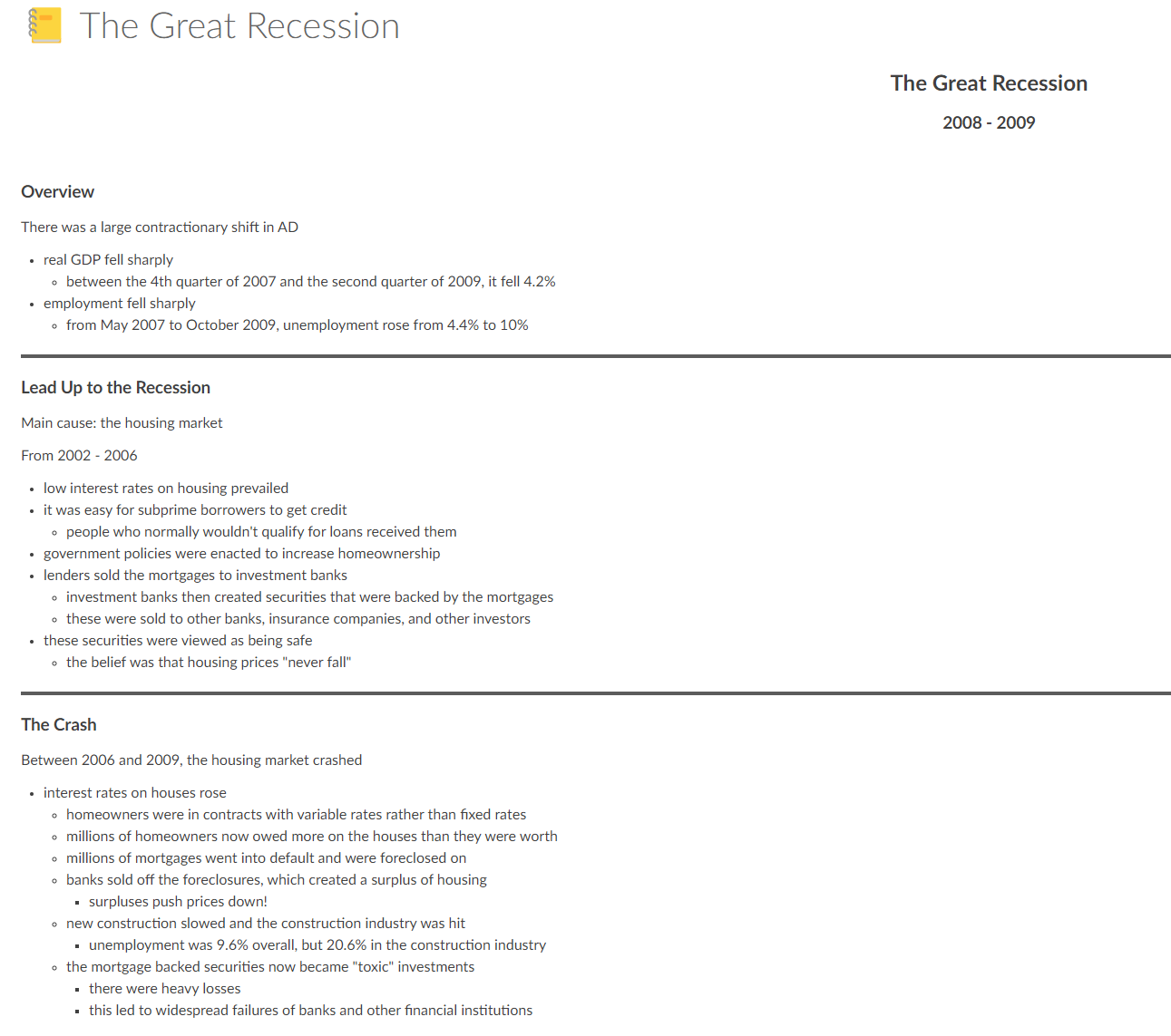  1. Read the information presented on the two pages linked below2.