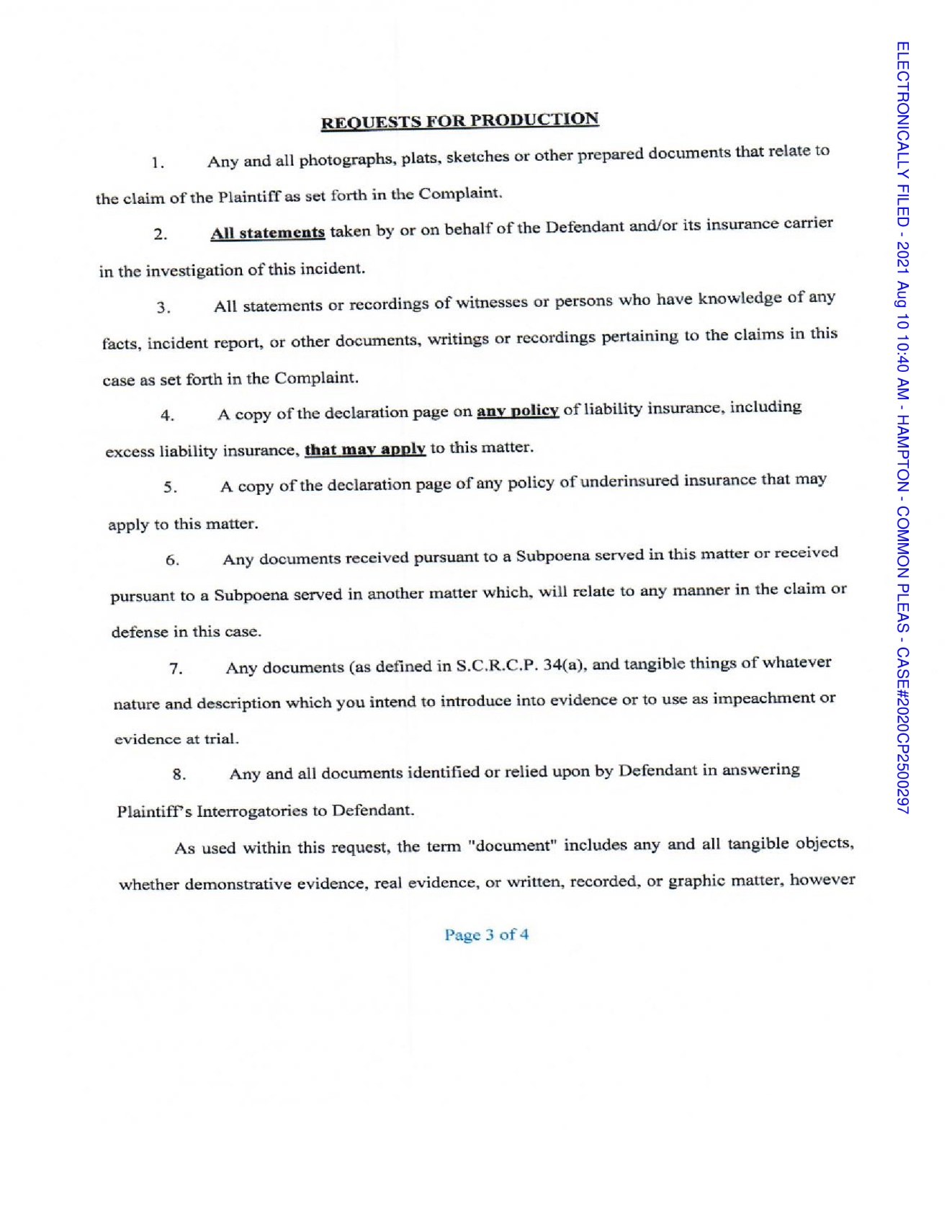 at 1610 Ribaut Road at 6:15pm to drop off a massive package