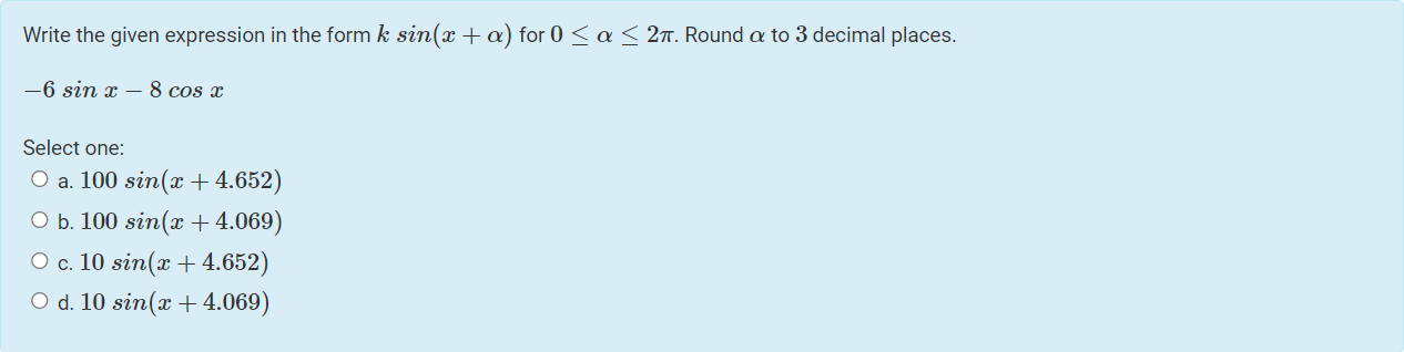 0 < a < 2m. Round a to 3 decimal places. 6
