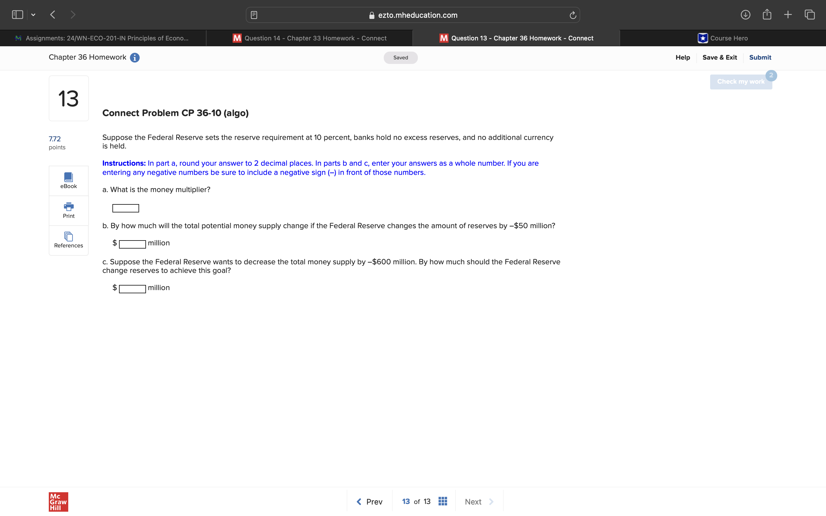 your answers in the gray-shaded cells using both tables References Consolidated Balance