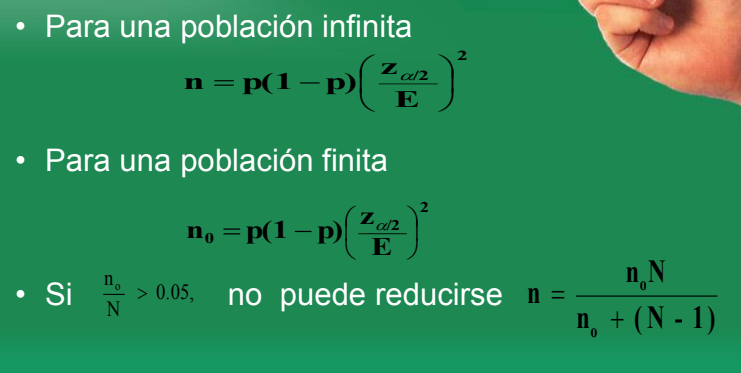 es de 5%. Qu tamano de muestra se requiere para lograr una