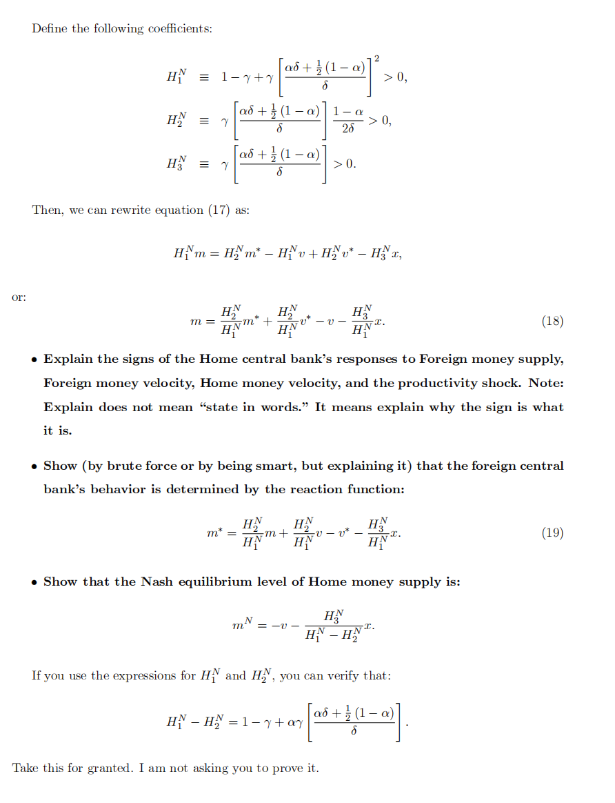 refer to Homework 4, pages 1 and 2, for the description of