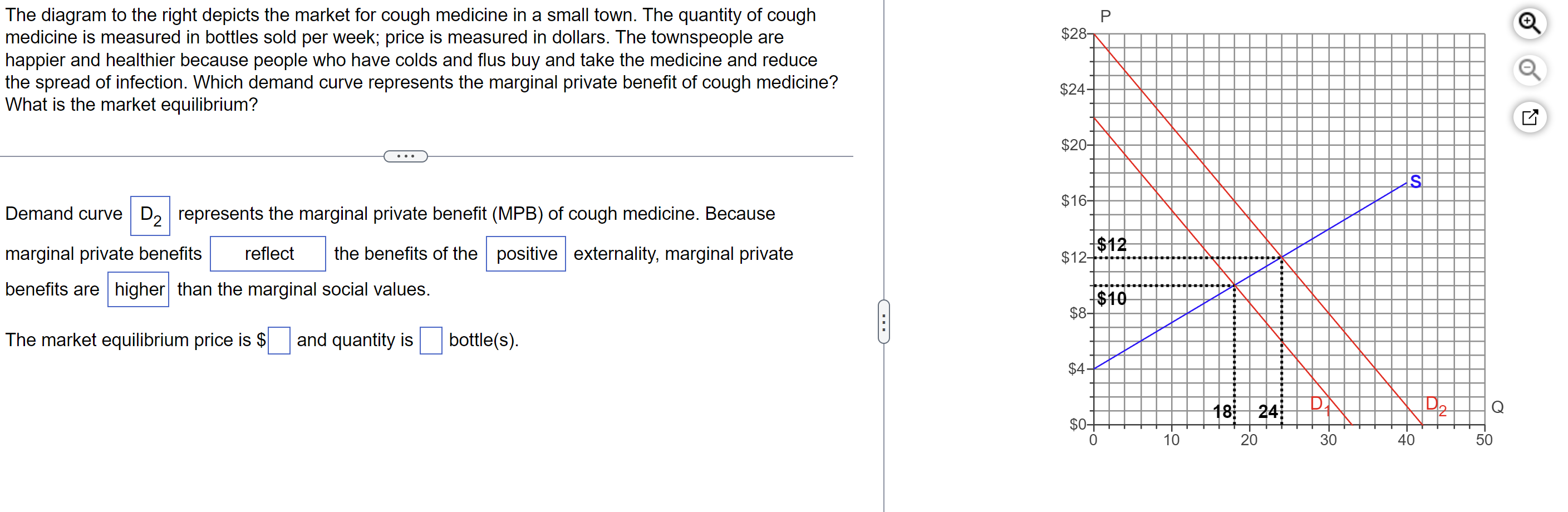 price ceilings lead to causing the market price toThe diagram to the