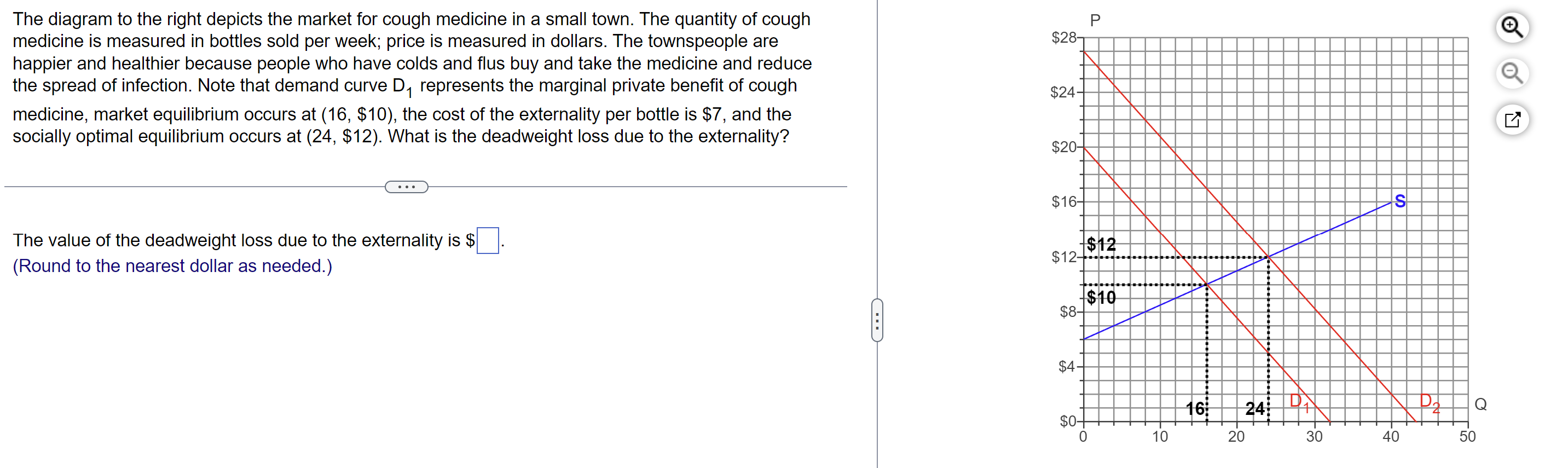town The quantity of cough medicine is measured in bottles sold per