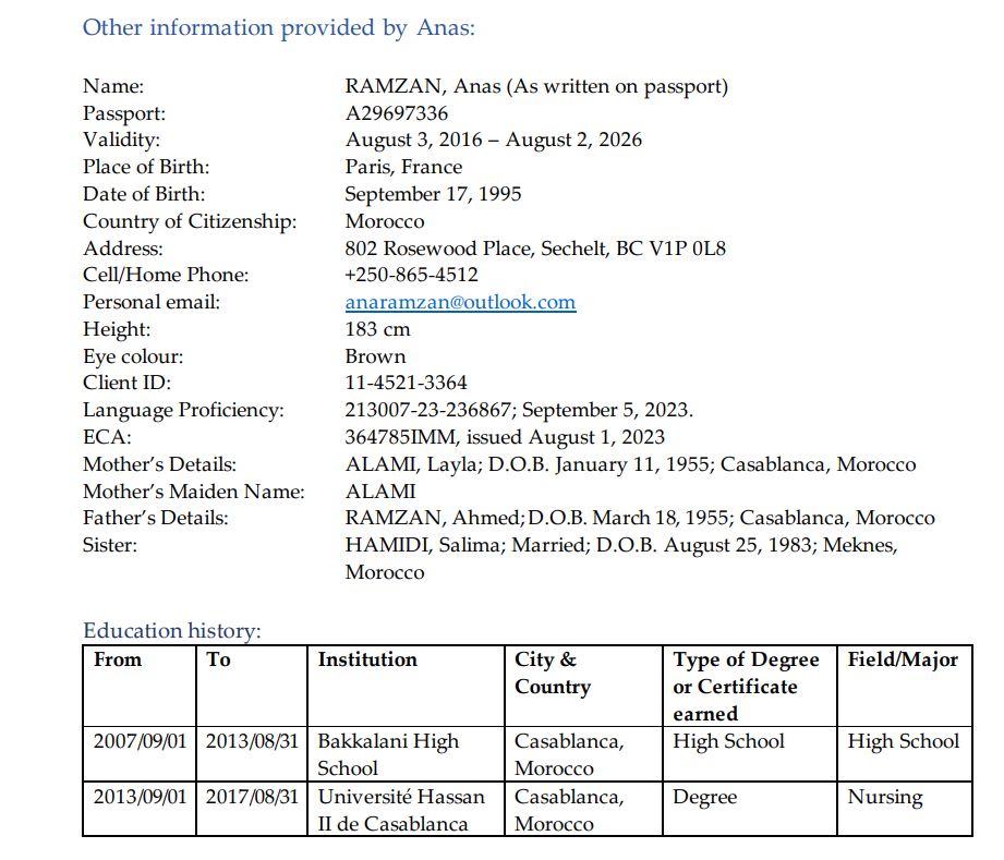 for the Agri-Food Pilot Program (https://www.canada.ca/en/immigration-refugees-citizenship/services/immigrate-canada/agri-food-pilot/about.html)That his permanent residence application will be