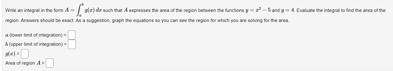 integration is less than the upper limit of integration. Part 2. Finally,