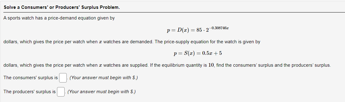 can see the region for which you are solving for the area