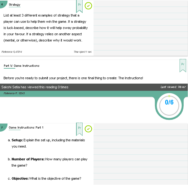 or constructed the materials, you will: get the chance to test it