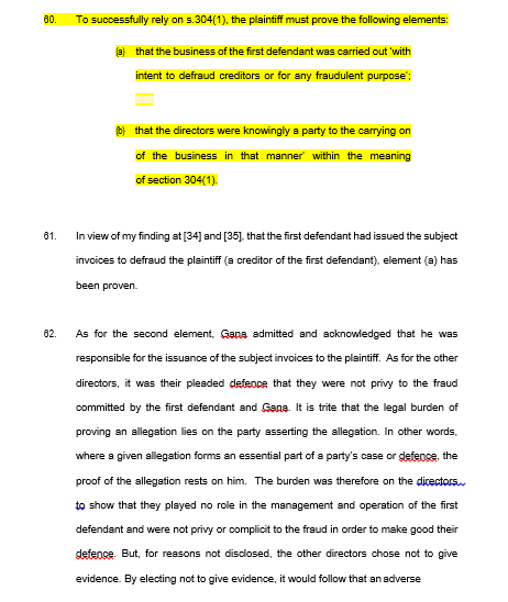 plaintiff"). When the falsification of the invoices came to the knowledge of