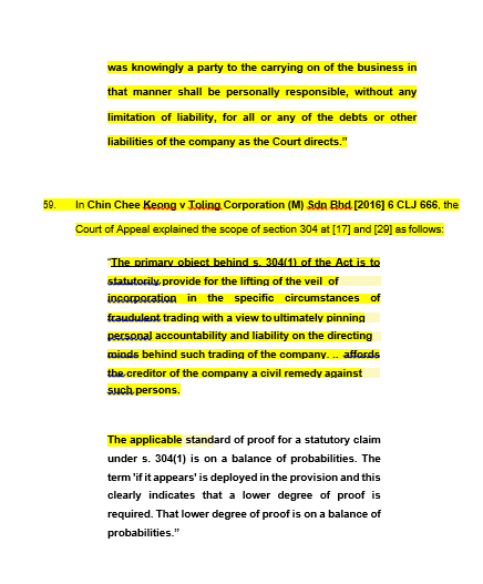 the previous High Court judge had allowed the plaintiff's claim and dismissed