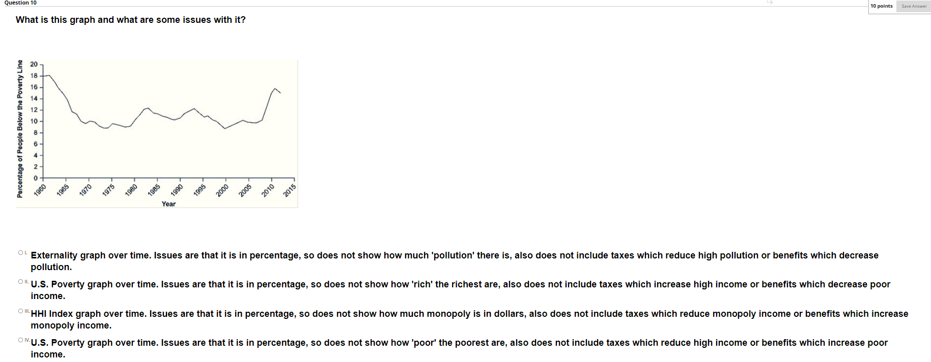 little incentive to work more. ONPoverty trap: Suppose that a government antipoverty