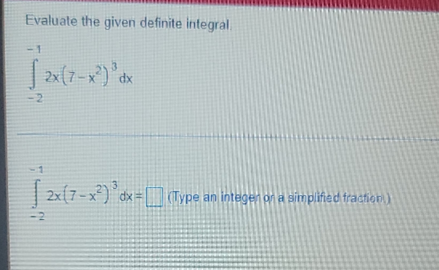  7. How to evaluate definite integral? Evaluate the given definite integral.