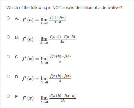 4\fWhat of the following best represents the left-end behavior model of the